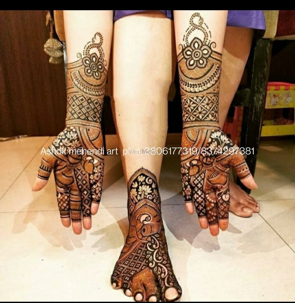 Photo By Ashok Mehendi Art - Mehendi Artist