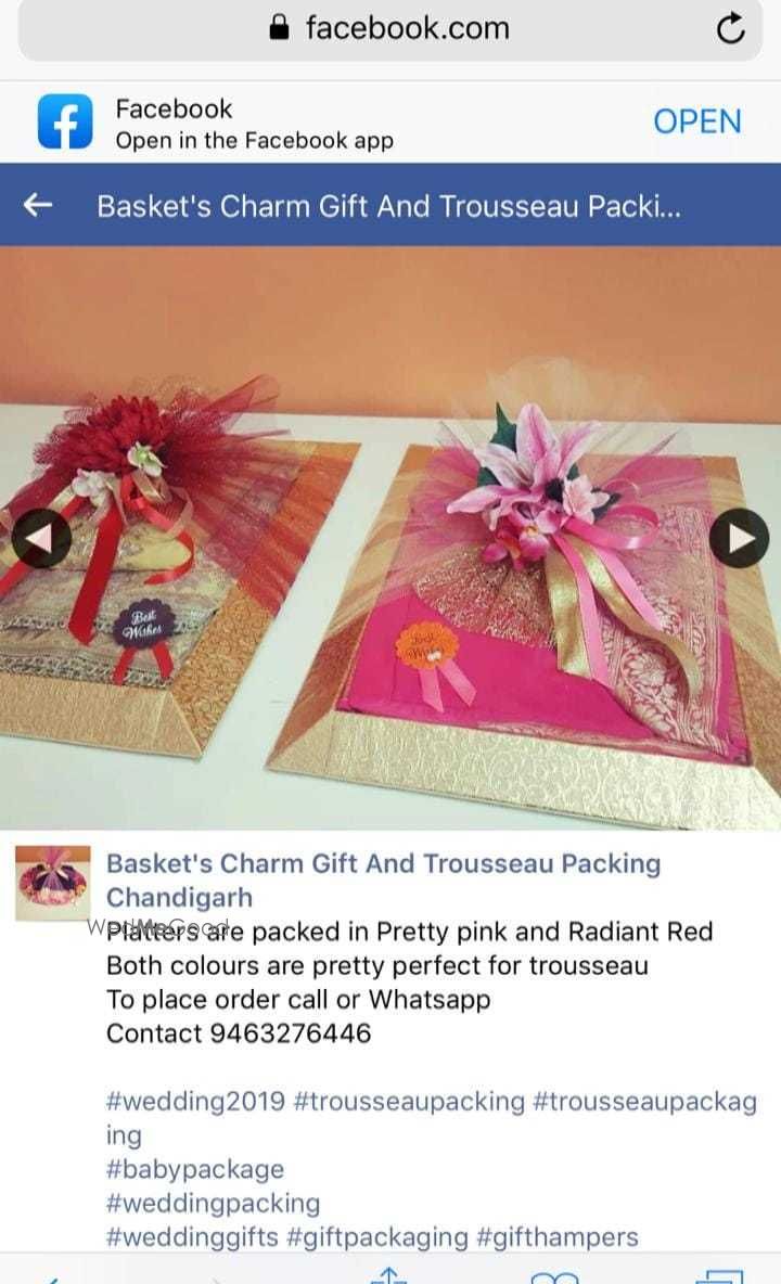 Photo By Basket's Charm Gift - Trousseau Packers