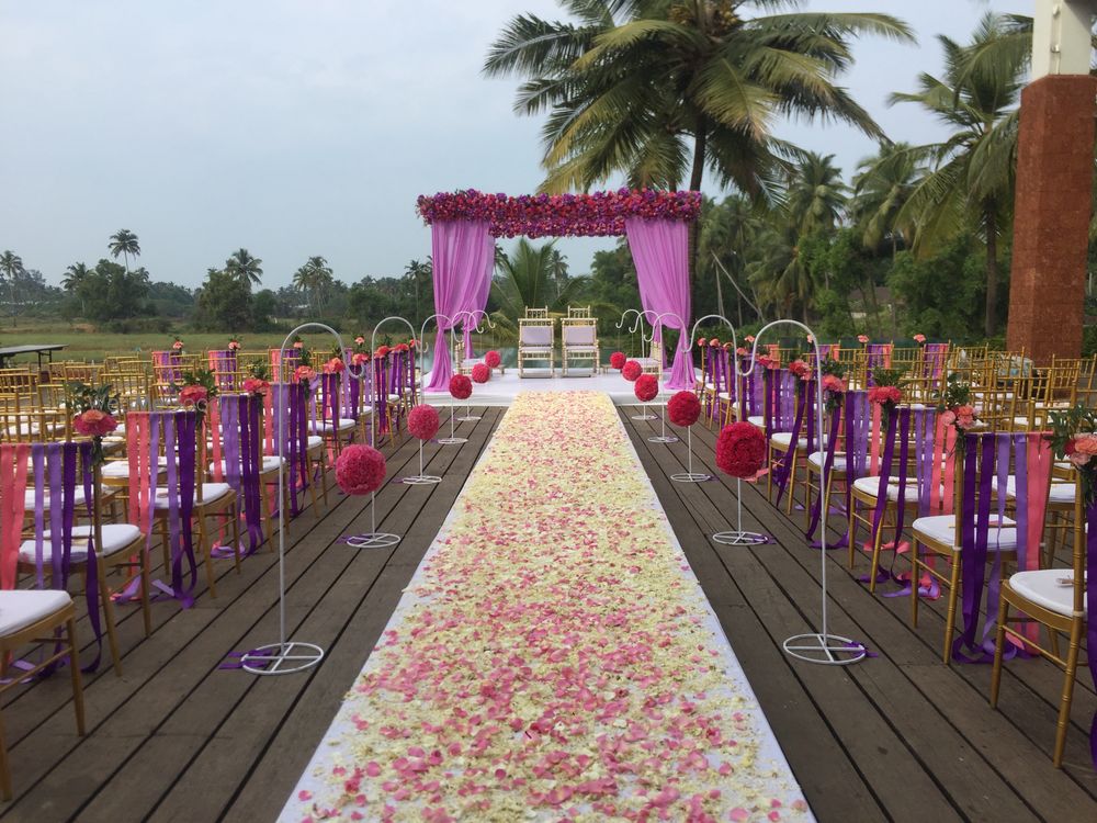 Photo of Purple Themed Entrance Decor