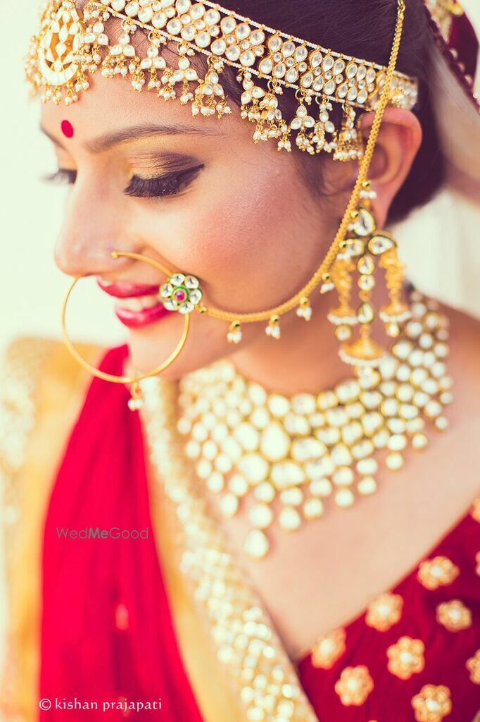 Photo of Elaborate Mathapatti for bride