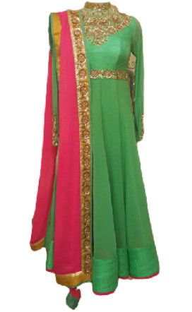 Photo of jade green anarkali