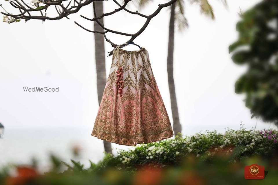 Photo of Hnaging lehenga shot