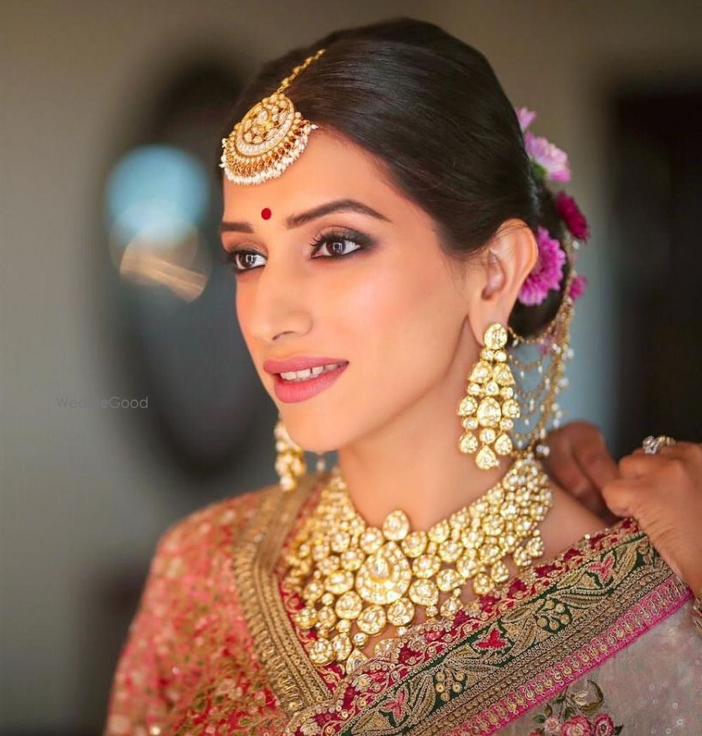 Photo of Getting ready shot of a bride.