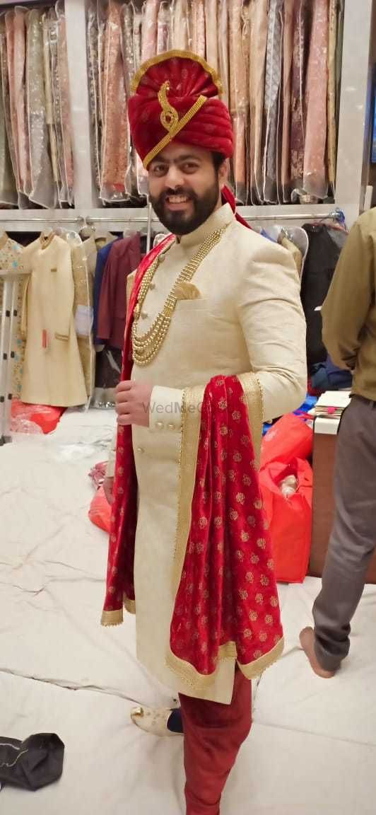 Photo By Maharaja Prince Sahab Sherwani  - Groom Wear