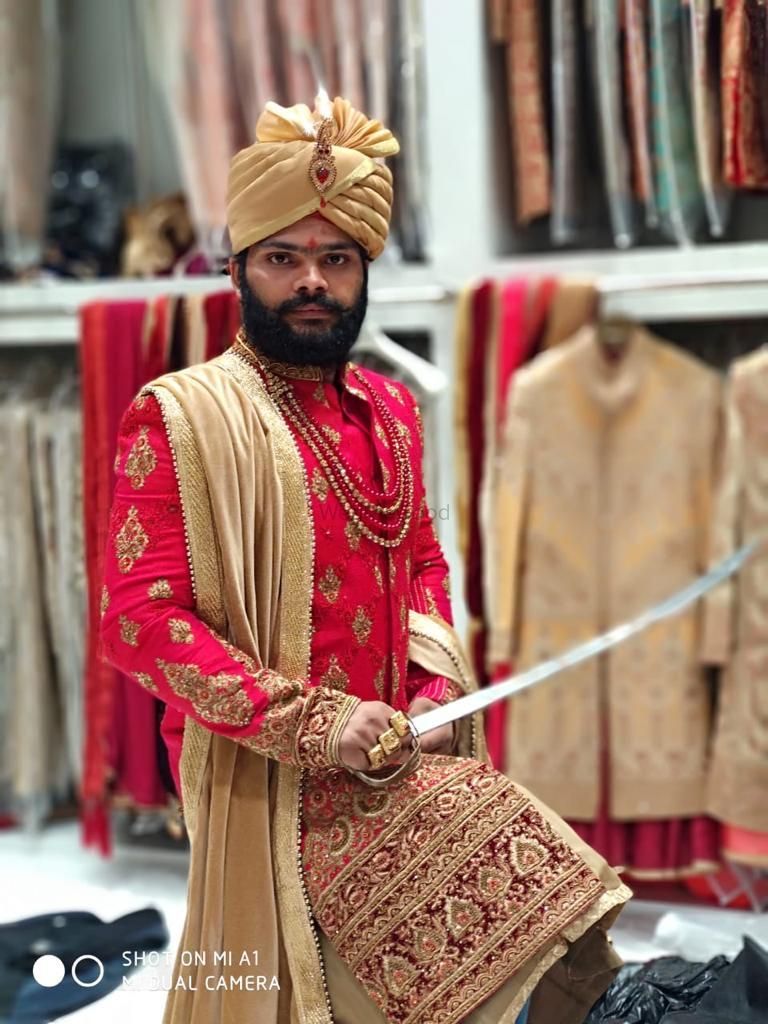 Photo By Maharaja Prince Sahab Sherwani  - Groom Wear