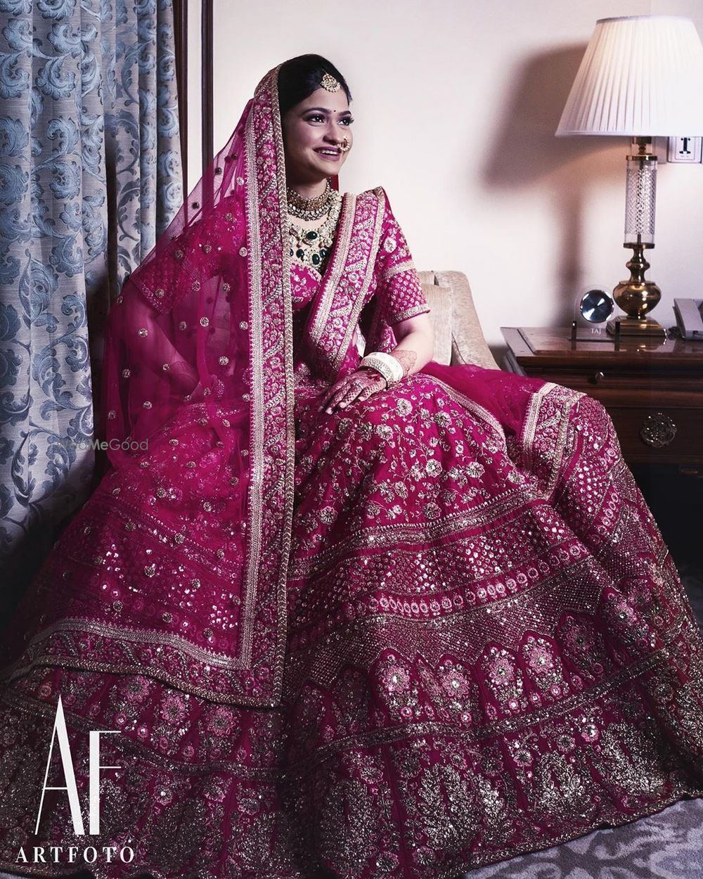 Photo of Stunning pink bridal lehenga