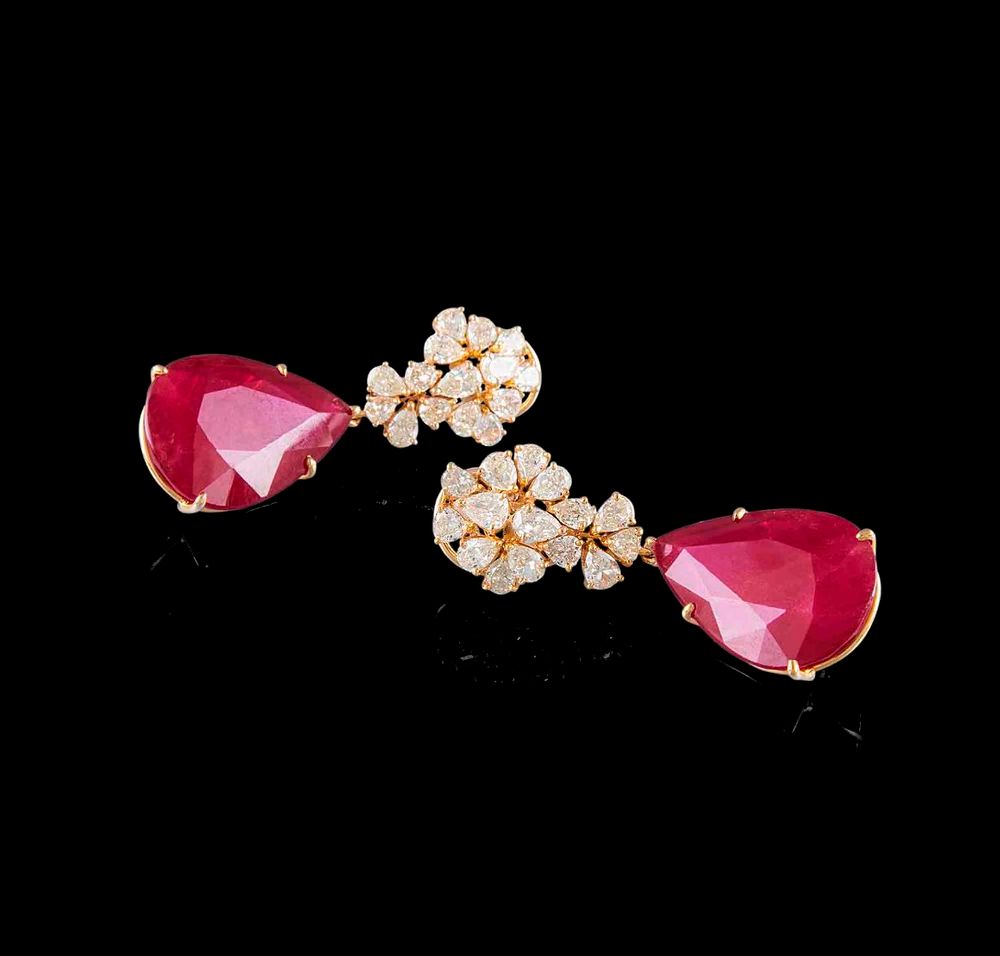 Photo of ruby earrings