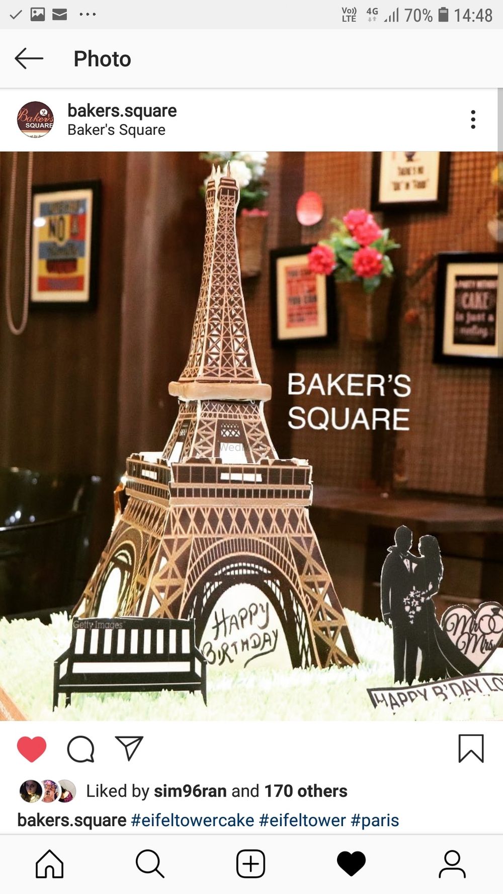 Photo By Baker's Square - Cake