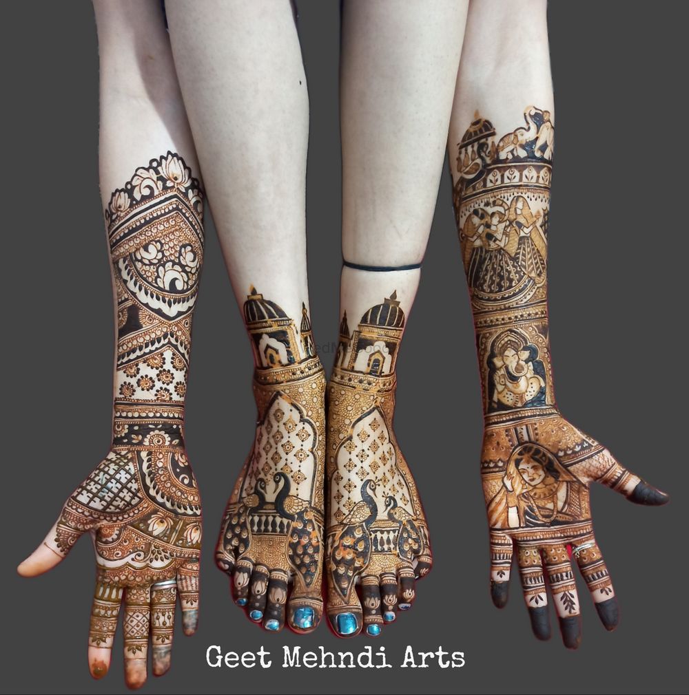 Photo By Geet Mehndi Arts - Mehendi Artist