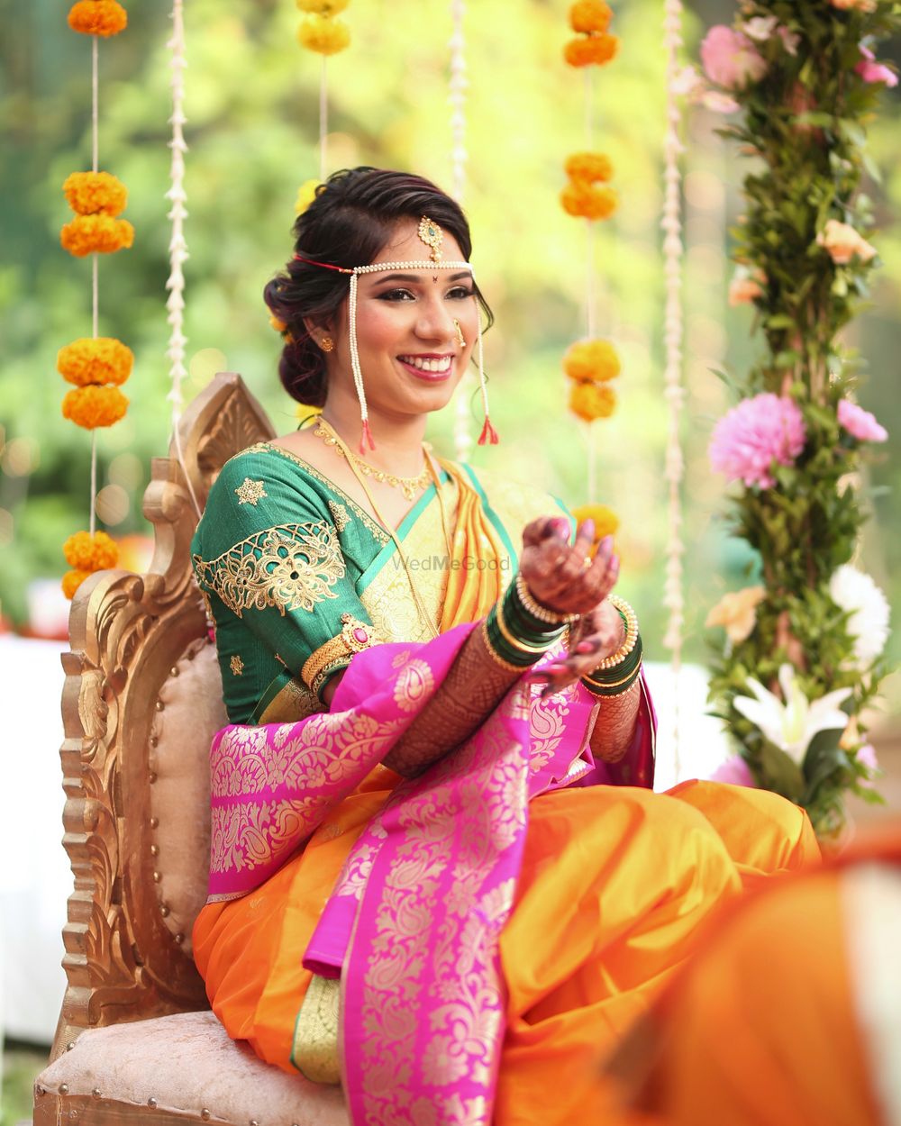 Photo of Marathi Bridal Candid pose