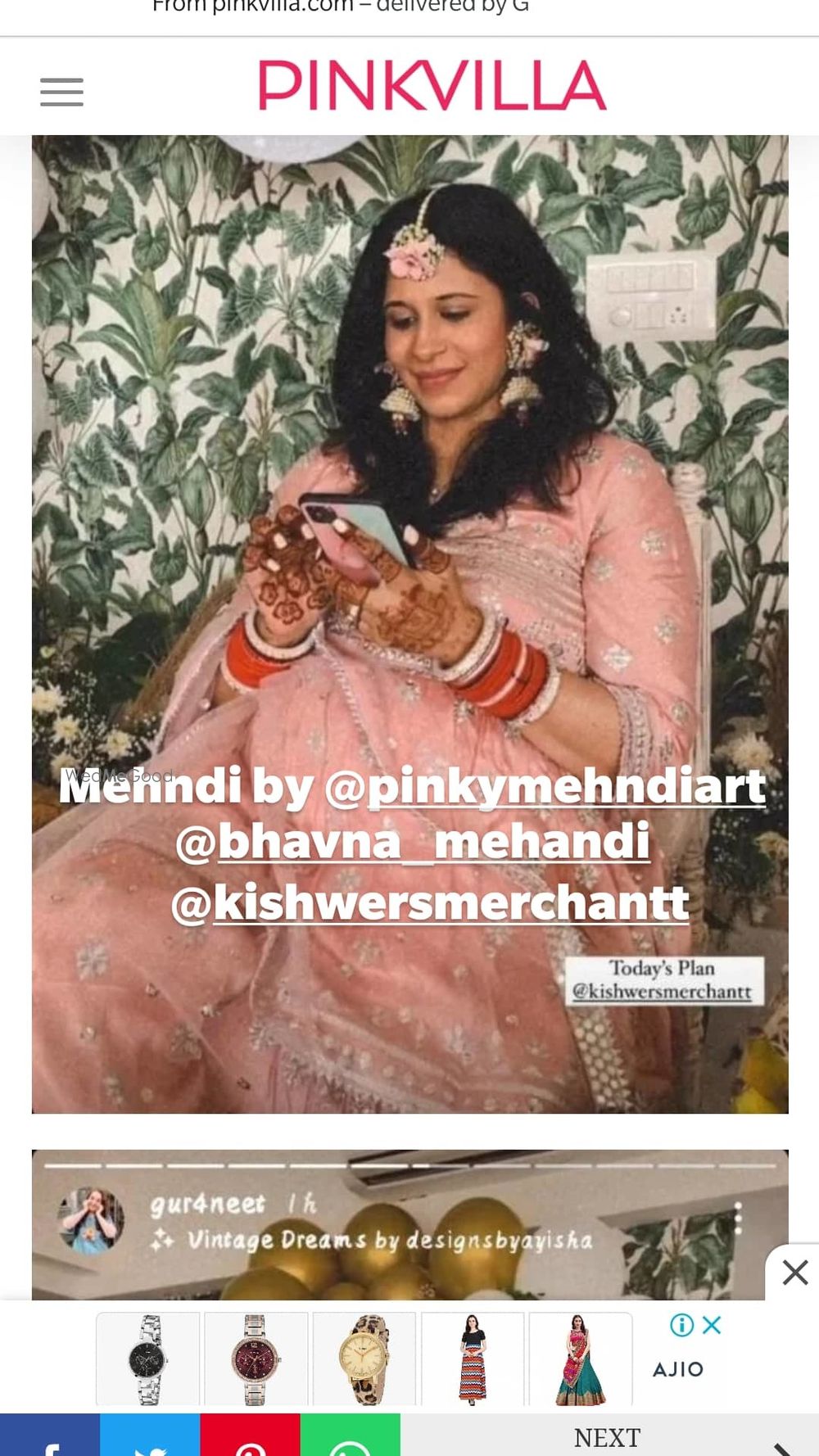 Photo By Mehendi by Bhavna & Pinky - Mehendi Artist
