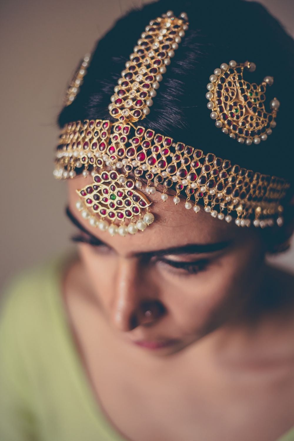 Photo of Bridal mathaaptti for South Indian brides