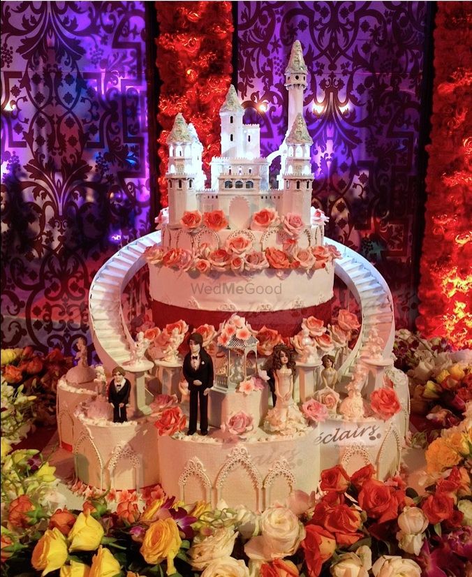 Photo of castle themed cake