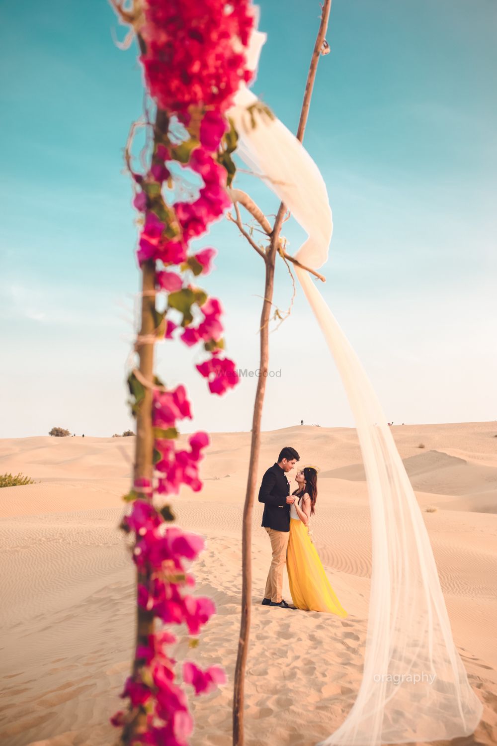 Photo of Desert pre wedding shoot idea for couple