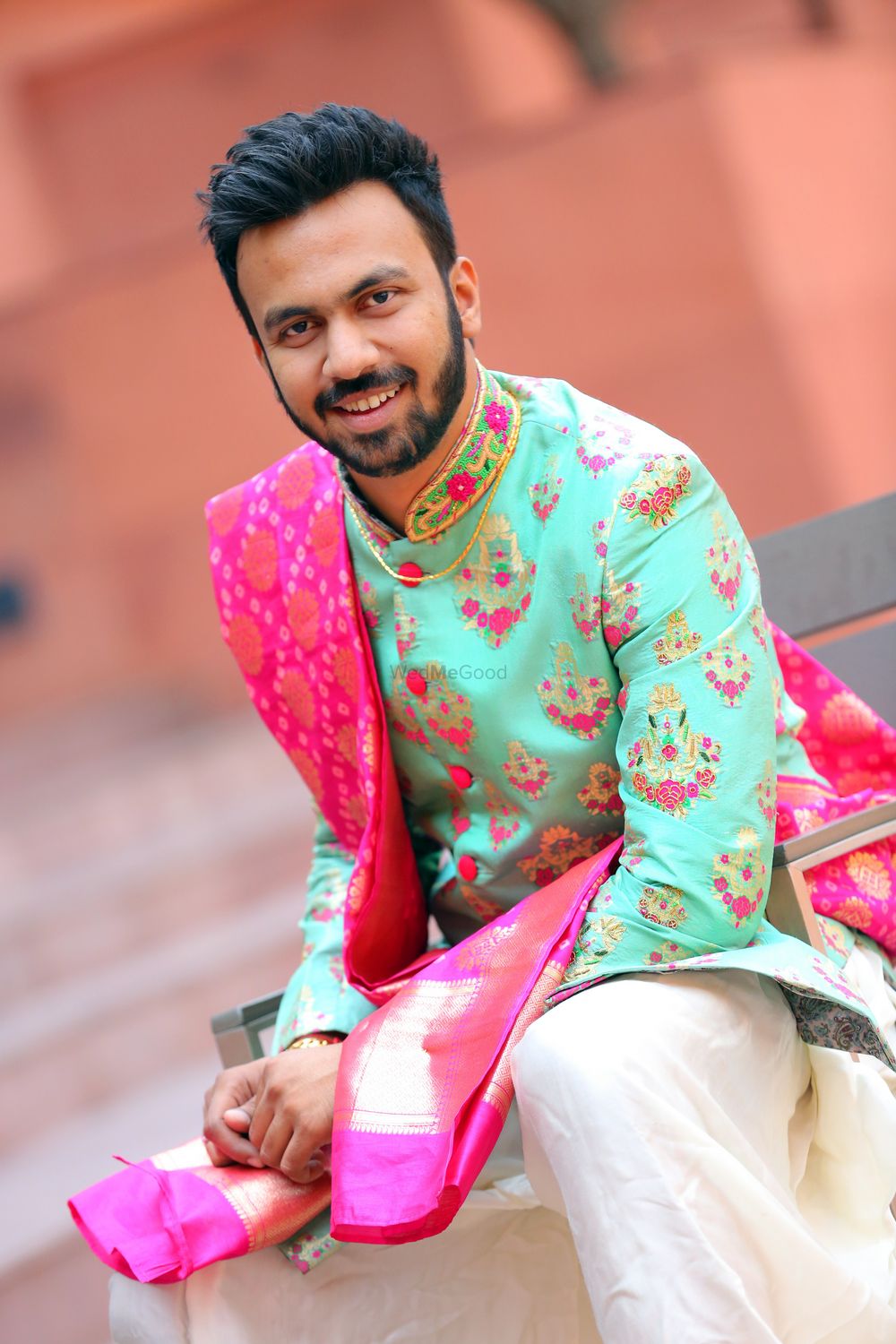 Photo of Unique groom sherwani
