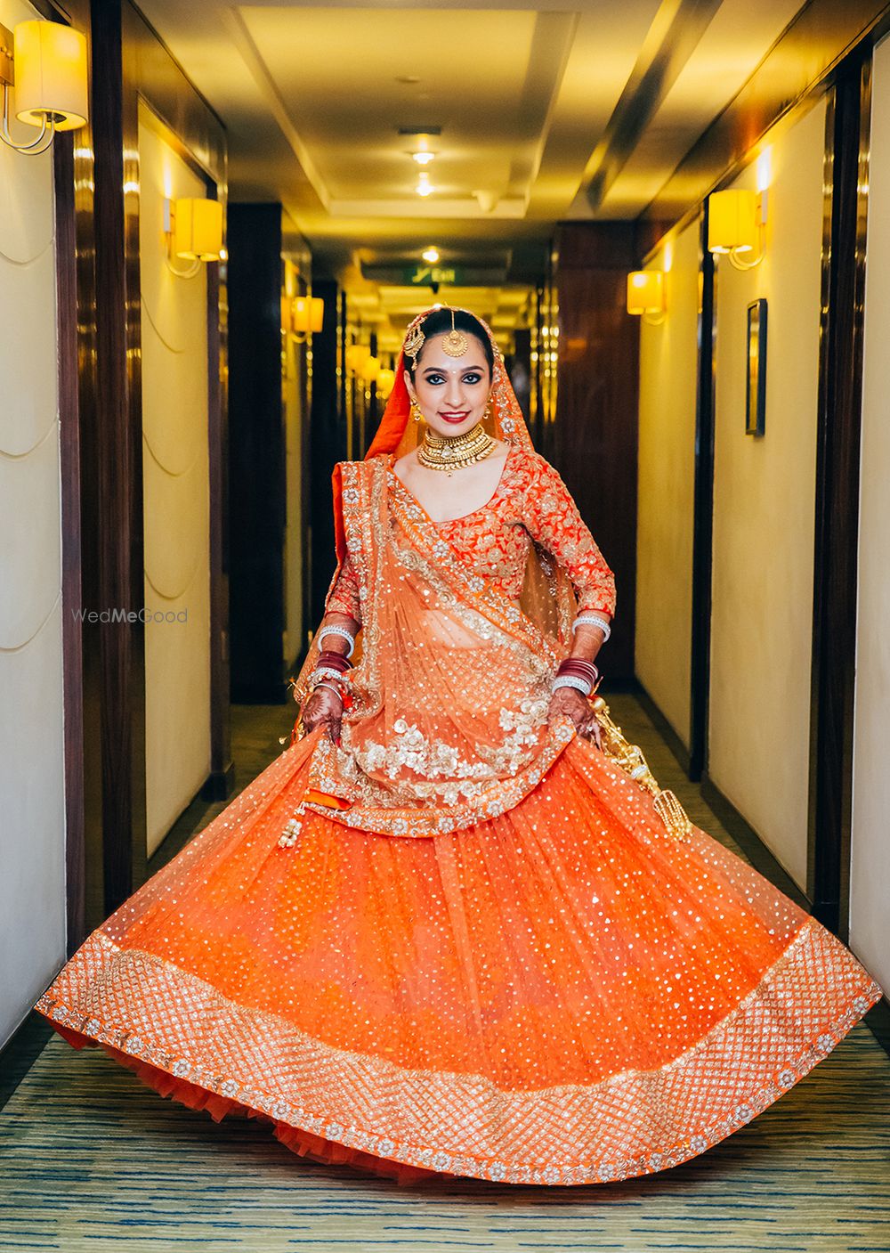 Photo of Orange lehenga