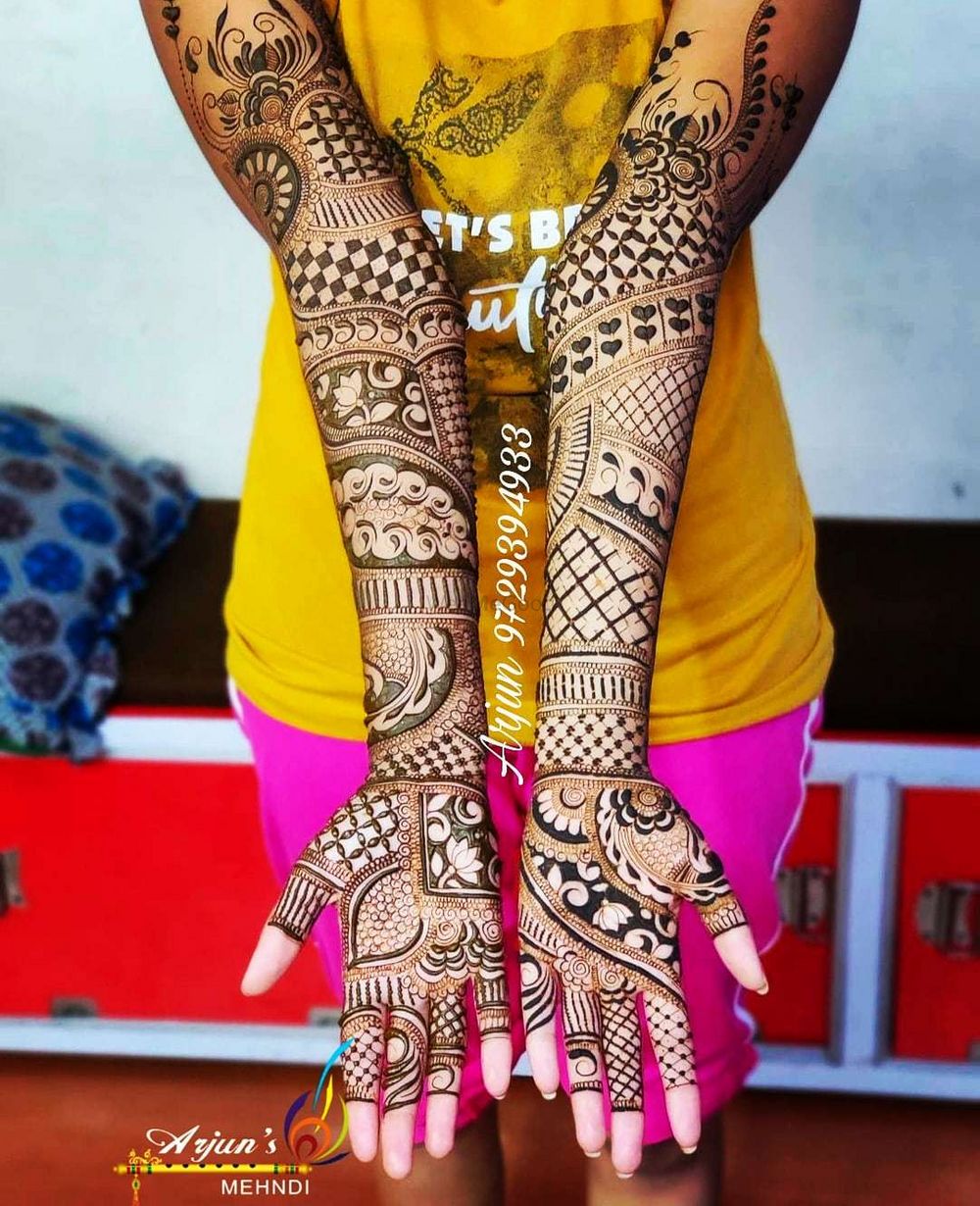 Photo By Arjun Mehendi Art - Mehendi Artist