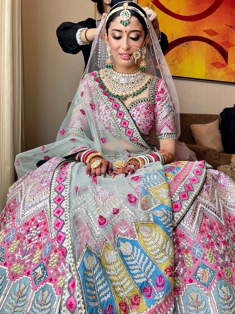 Photo of Unique bridal lehenga