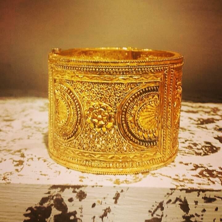 Photo of gold cuffs