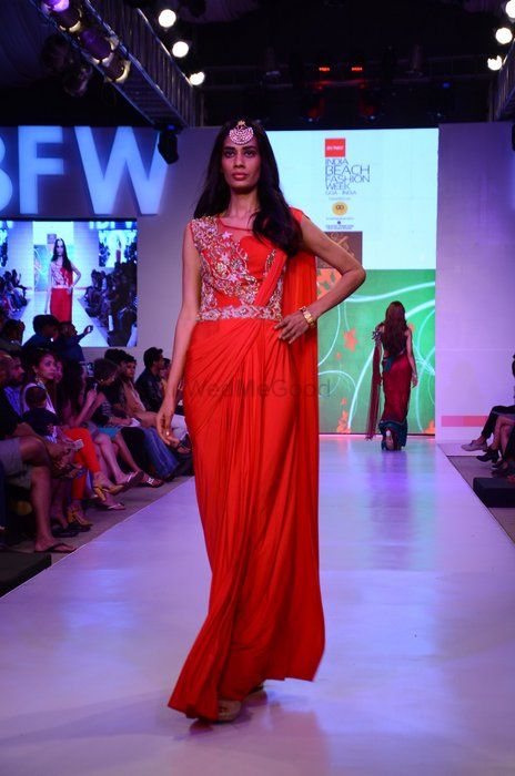 Photo of IBFW gown sari