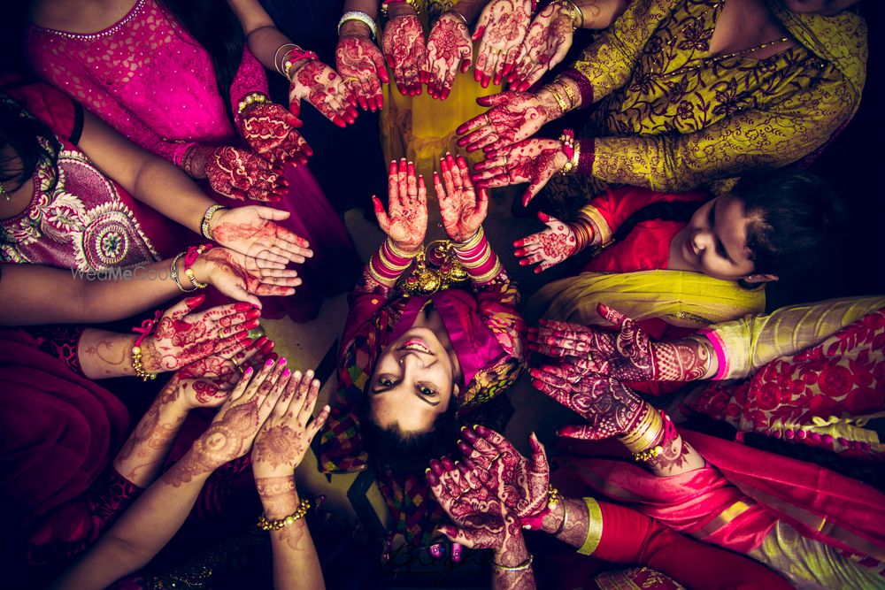 Photo of Mehendi bridesmaids photo