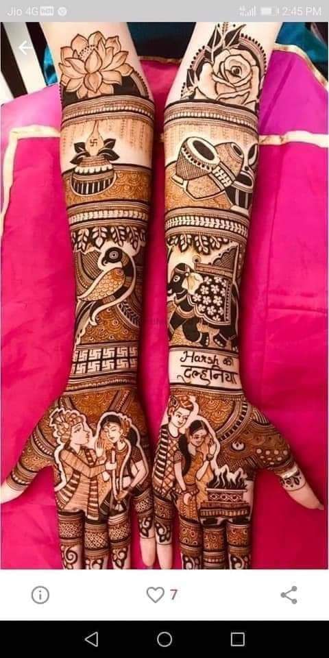 Photo By Krishna Mehandi Art - Mehendi Artist
