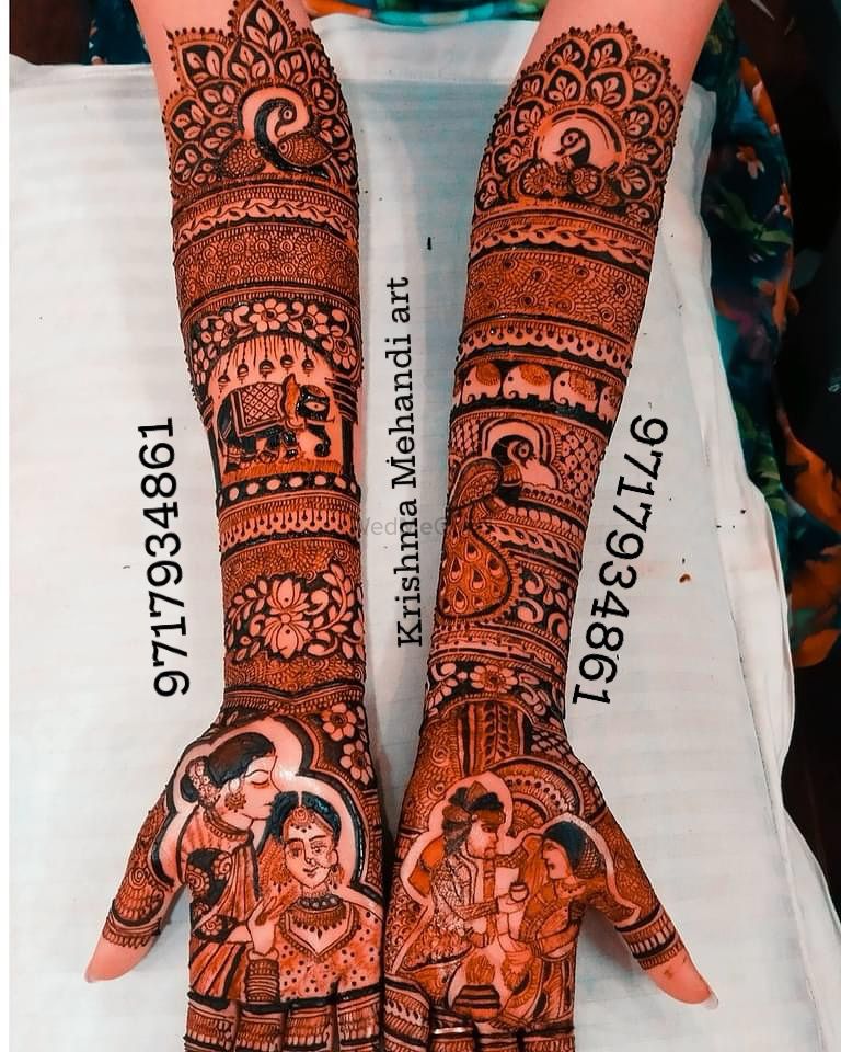 Photo By Krishna Mehandi Art - Mehendi Artist