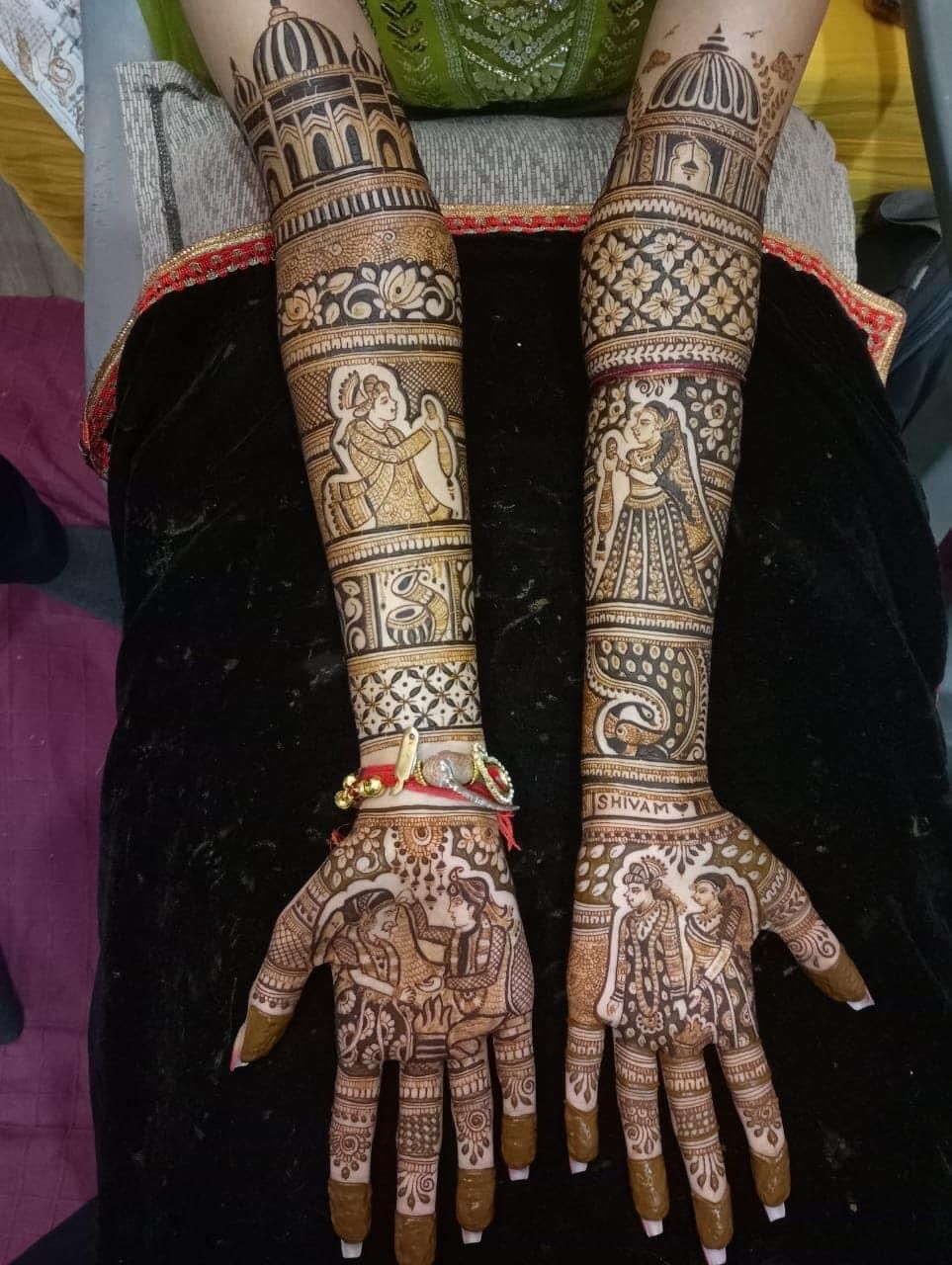 Photo By Krishna Mehandi Art - Mehendi Artist