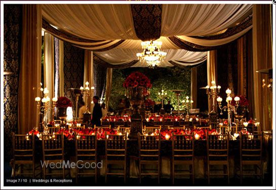 Photo of white drapes