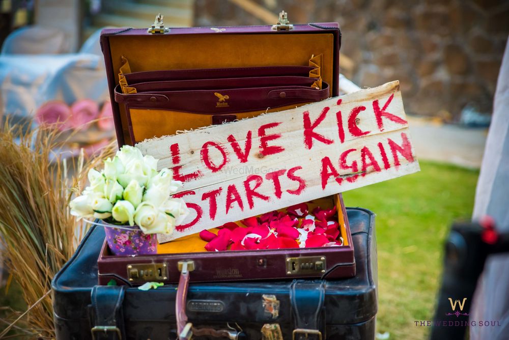 Photo of Personalised love signage for wedding decor