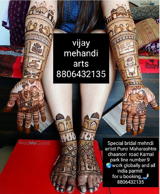 Photo By Vijay Mehandi Arts - Mehendi Artist