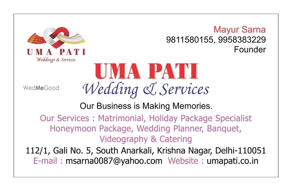 Photo By Uma Pati Wedding & Services - Wedding Planners