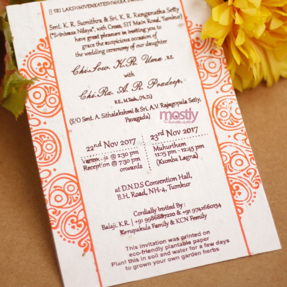 Photo By Mostly Handmade - Invitations