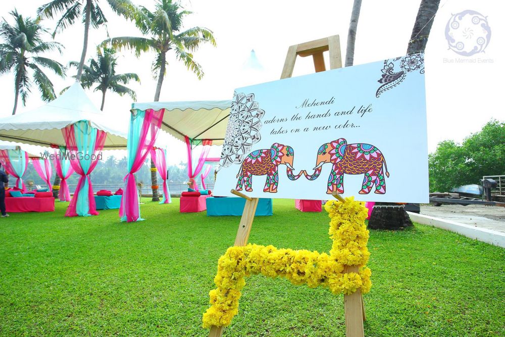 Photo From Mehendi Ceremony of Shobitha Thomas - By Blue Mermaid Events