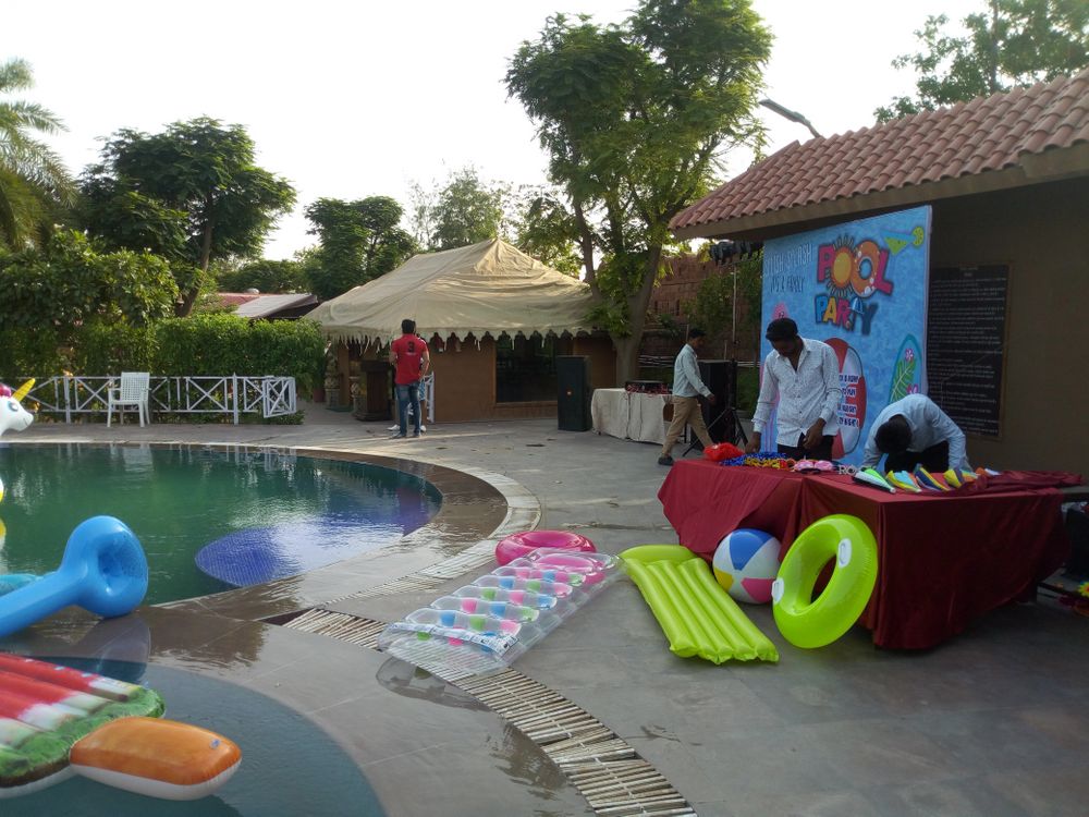 Photo From Pool Party Setup in wedding at Jodhpur - By Shahiparinaya Event Planner 