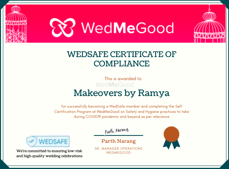 Photo From WedSafe - By Makeovers by Ramya