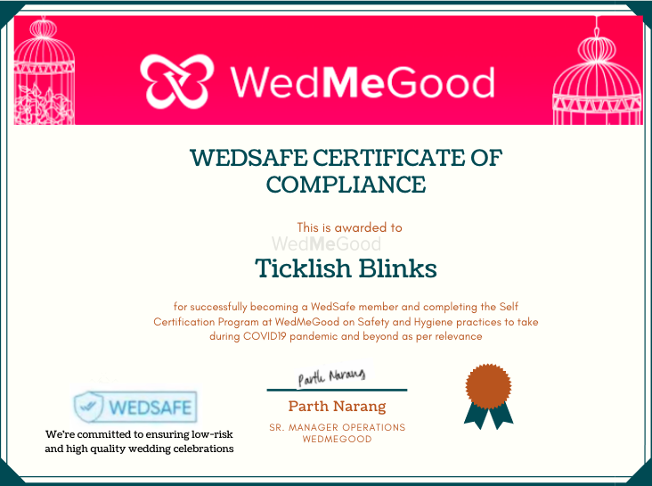 Photo From WedSafe - By Ticklish Blinks
