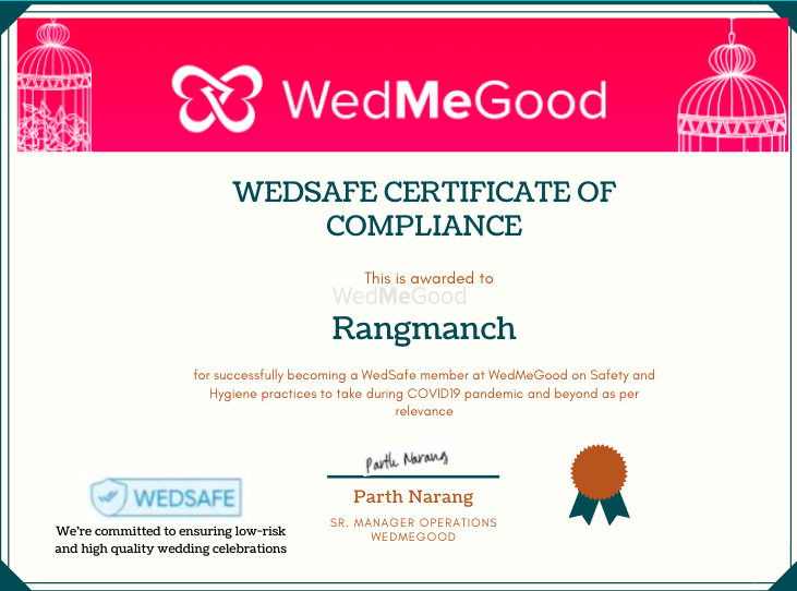 Photo From WedSafe - By Rangmanch