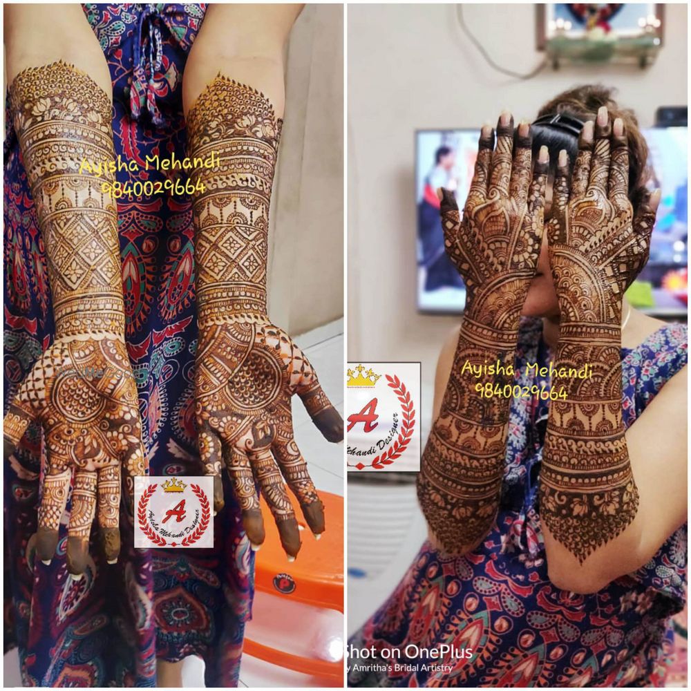 Photo From 2020 bridal - By Ayisha's Bridal Mehandi