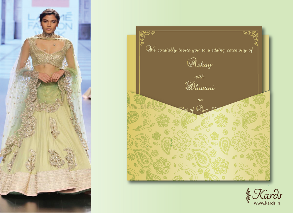 Photo From Invitations matching wedding outfit - By Kards - Creative Wedding Invitations
