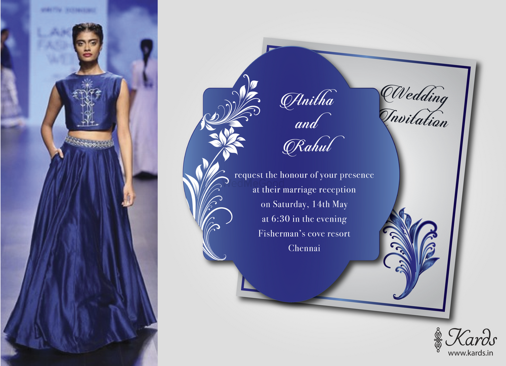 Photo From Invitations matching wedding outfit - By Kards - Creative Wedding Invitations