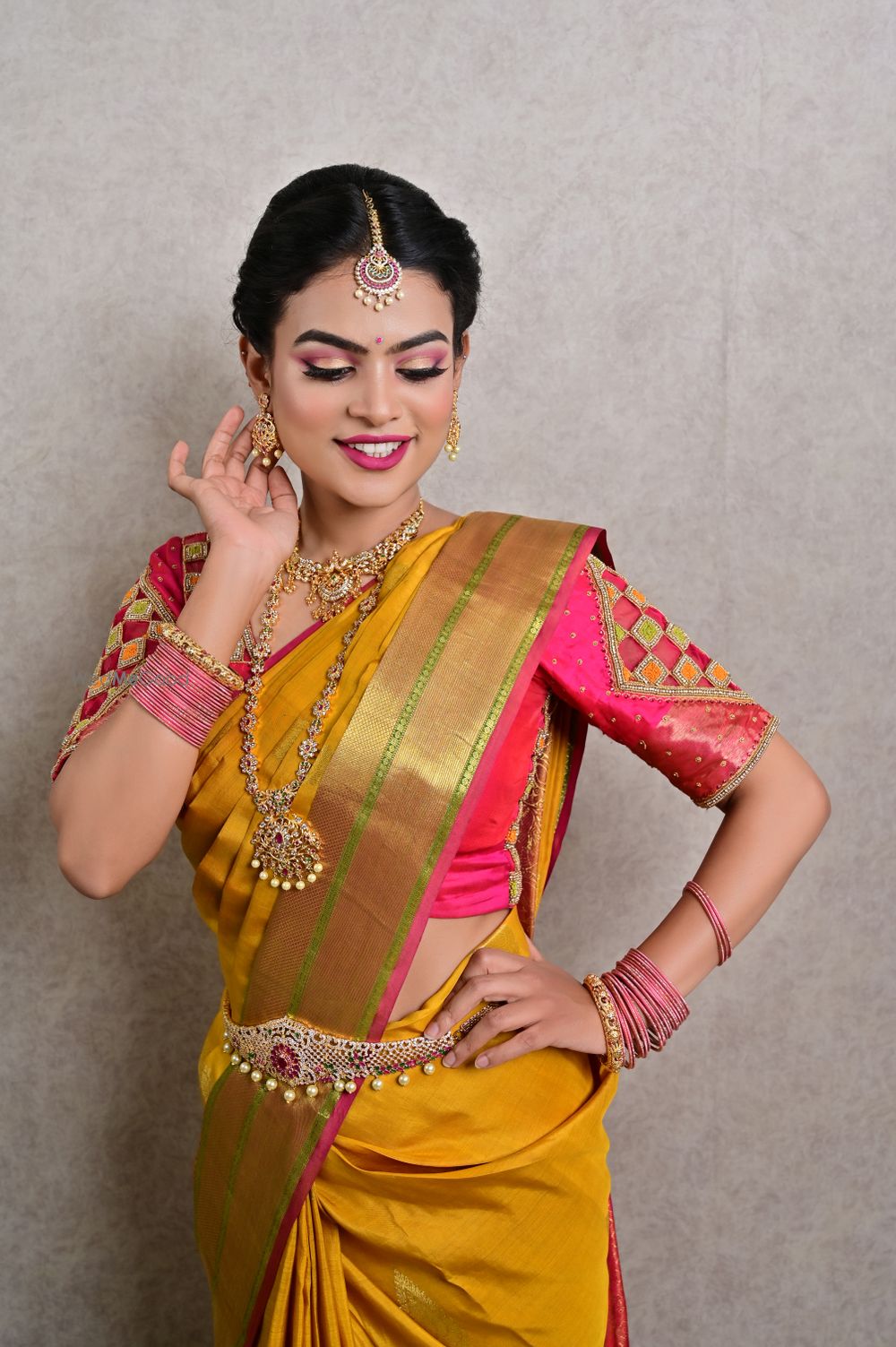 Photo From Subtle South Indian makeover - By Makeup Diaries by Heena Shelat