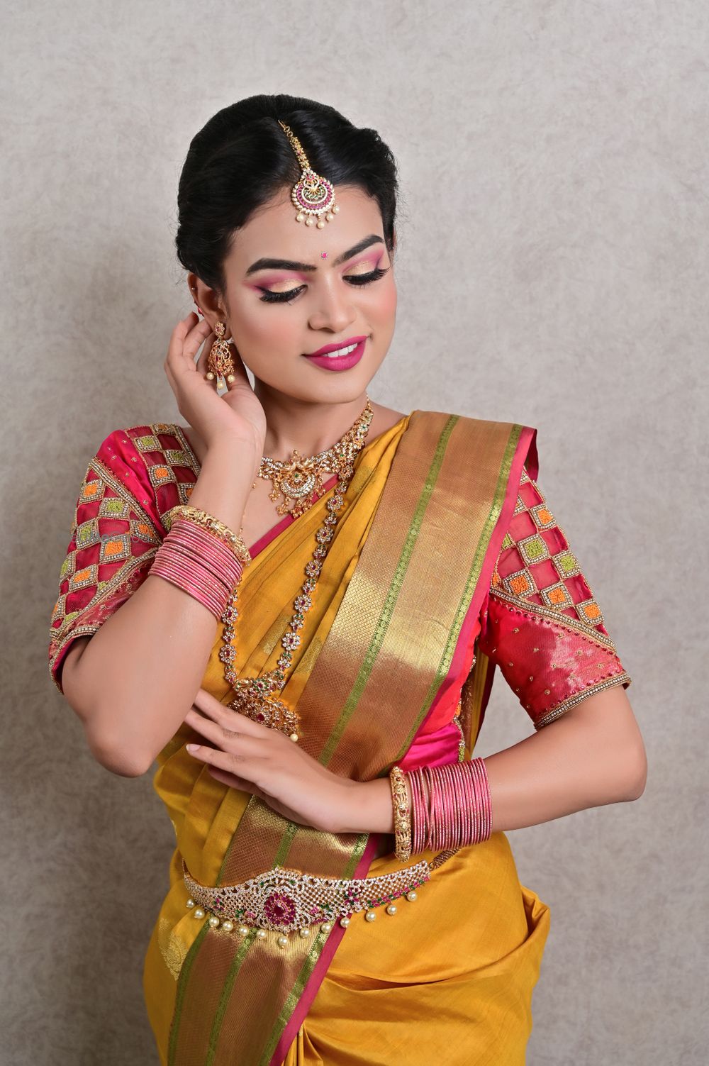 Photo From Subtle South Indian makeover - By Makeup Diaries by Heena Shelat