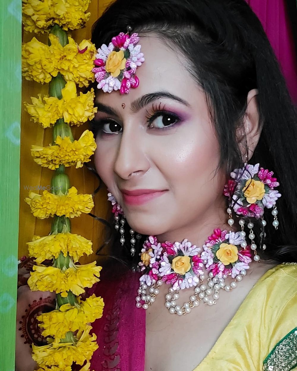 Photo From Srishty Haldi Bride - By Esther by Sakshi