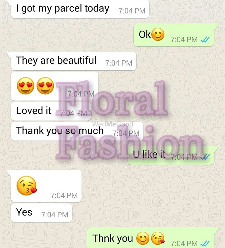 Photo From Feedback - By Floral Fashion