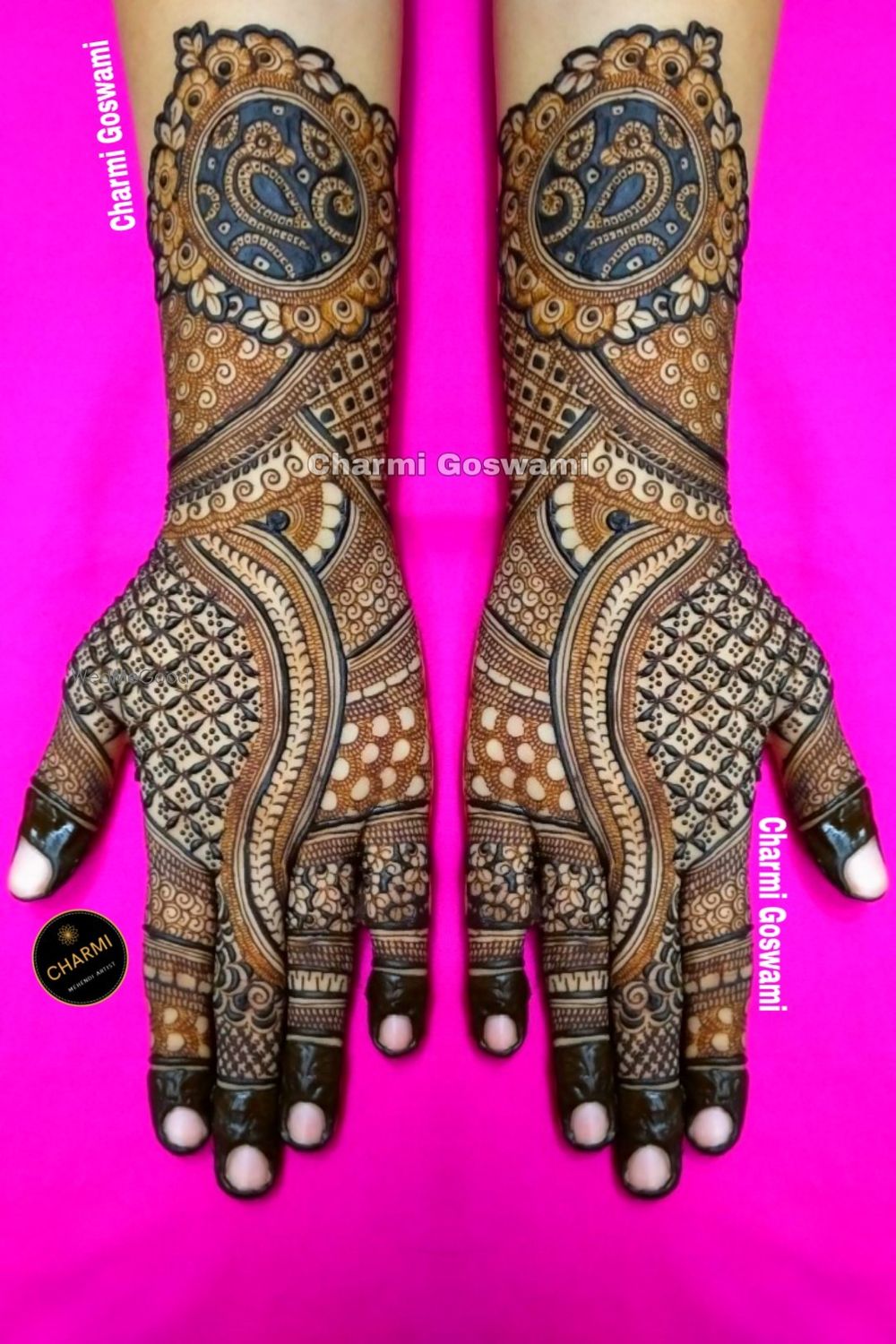Photo From beautiful lockdown bride - By Charmi Goswami Mehendi Artist