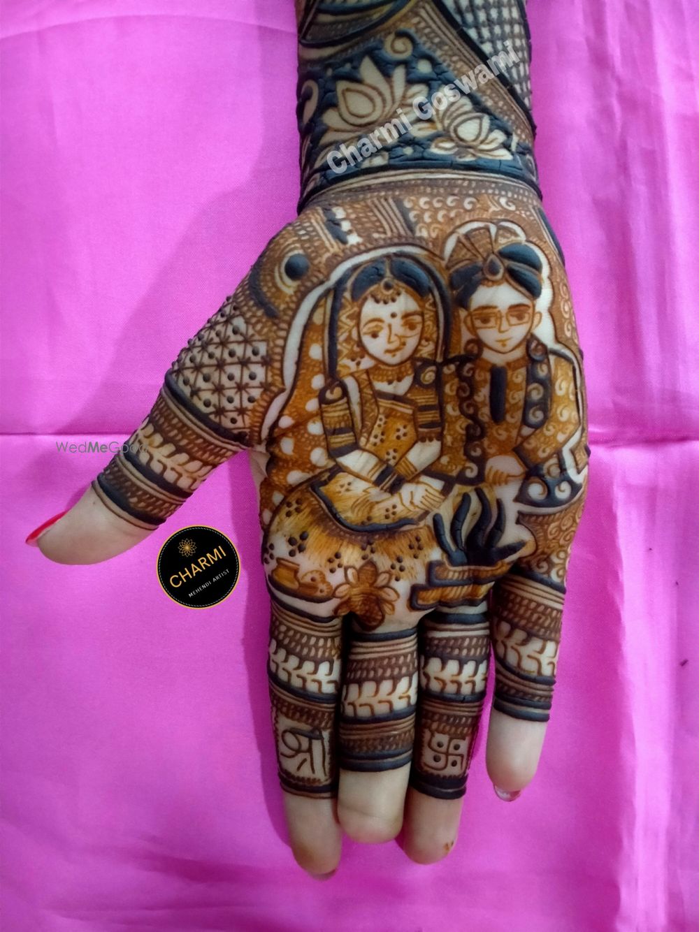 Photo From beautiful lockdown bride - By Charmi Goswami Mehendi Artist
