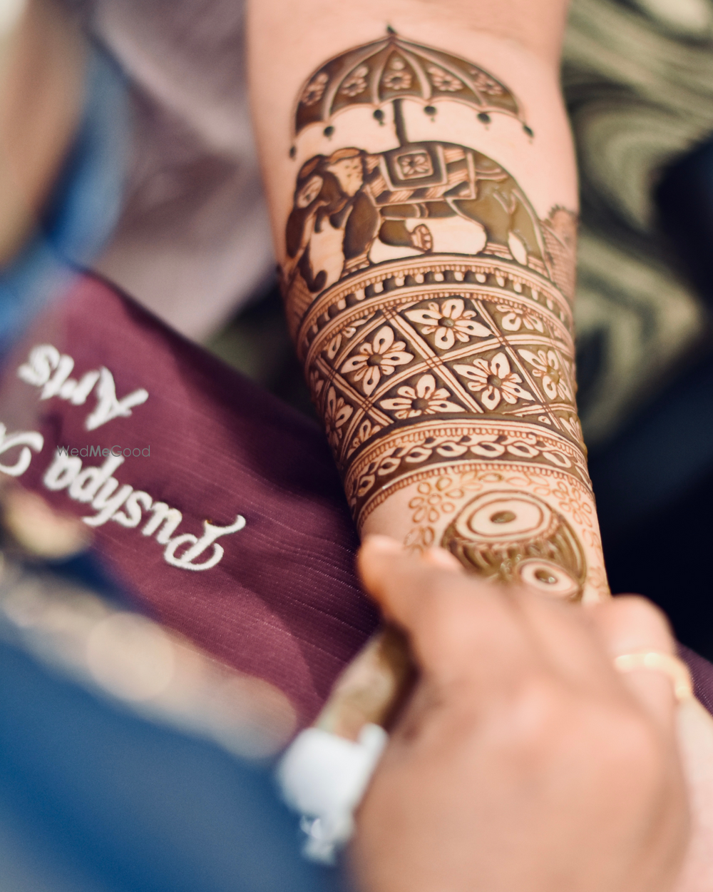 Photo From Pooja Karkera's Bridal Mehndi - By Pushpa Mehndi Arts