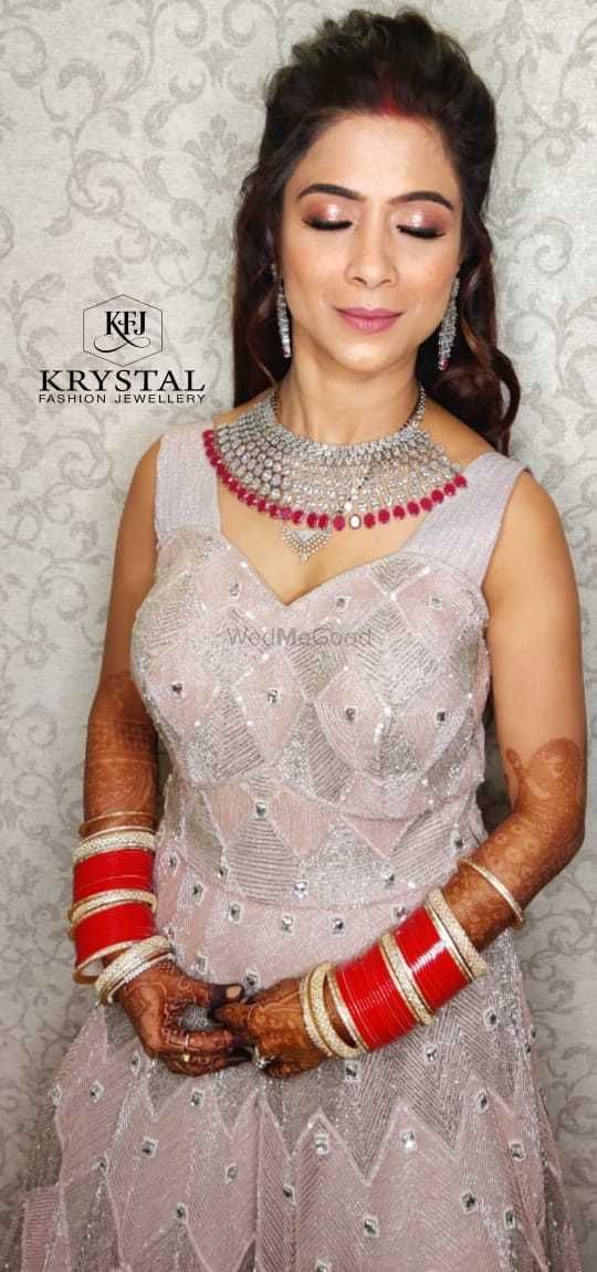 Photo From Krystal Brides wearing Cocktail Jewellery - By Krystal Fashion Jewellery
