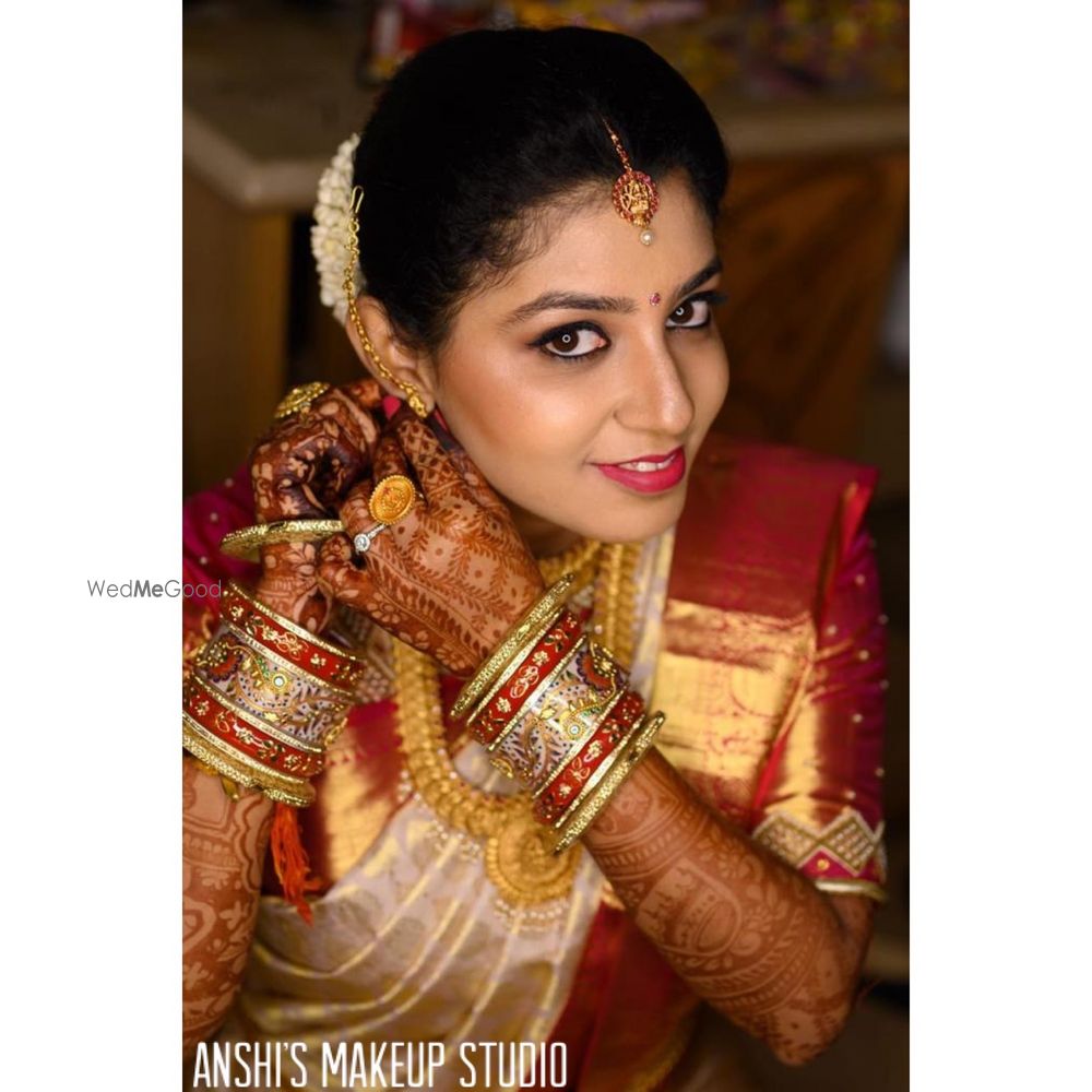 Photo From Shruthi weds Vamshi  - By Anshi's Makeup Studio